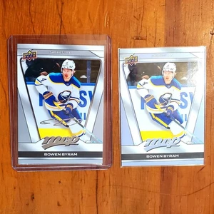 2025-26 Upper Deck MVP Silver Script #80 Bowen Byram + Base 80 SHARP Pair Sabres - Picture 1 of 2