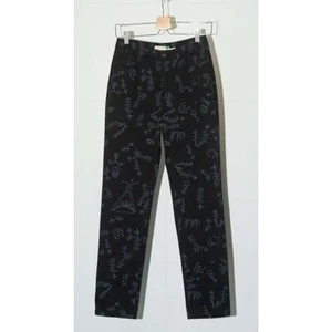 Paloma Wool sz 36 Pants Black Veneno Black Astrid Terrazas Drawn Print US 2 / 4 - Picture 1 of 11