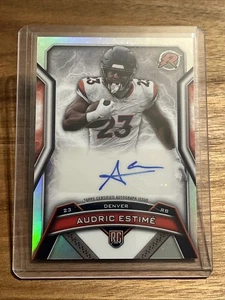 2025 Topps Resurgence Audric Estime #RRS-AE Rookie AUTO Refractor (RC) Broncos - Bild 1 von 2