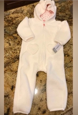 Nuevo con etiquetas Carter's Fleece One Piece-18 meses Foto 1 de 3