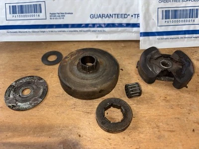 OEM Poulan Pro 365 Chainsaw Clutch and Sprocket Assembly w/ new Rim Sprocket - Image 1 of 3