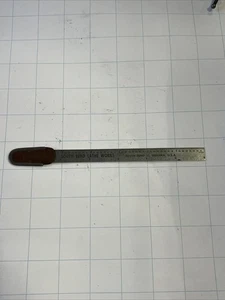 Vintage SOUTH BEND DREHMASCHINEN Stahllineal Maschinist Taschenlineal flexibel - Bild 1 von 6