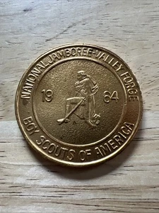 GEM BU National Boy Scout Jamboree Official Bronze MEDAL: 1964 Valley Forge,  PA - Picture 1 of 8
