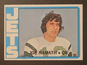 JOE NAMATH 1972 TOPPS #100 NEW YORK JETS - Picture 1 of 2