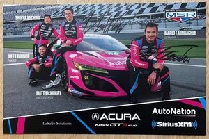 MATT McMURRY & MARIO FARNBACHER, 100 % AUTHENTISCHES HANDSIGNIERTES FOTO, RENNSTARS - Bild 1 von 1