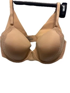 NWT CHOOSE SIZE Soma Women Vanishing 360 Perfect Coverage Lace Trim Bra Soft Tan - Picture 1 of 3