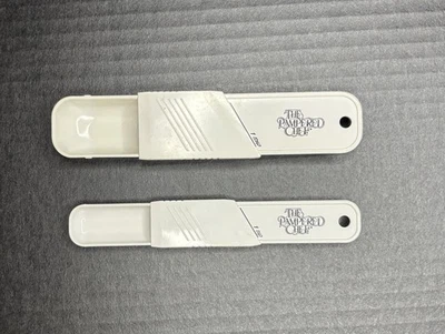 Pampered Chef Adjustable Slide Measuring Spoon Set of Two 1 tsp and 1 TBSP - Image 1 of 4