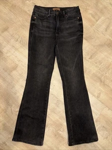 Pantalones de mezclilla Judy Blue para mujer 7/28 negros corte bota cintura alta control abdominal JB88787 - Imagen 1 de 12