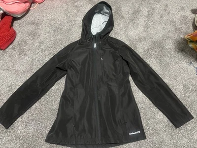 Women’s Black Zippered Hooded Windbreaker Jacket Spring Avalanche Size Small - Image 1 of 4