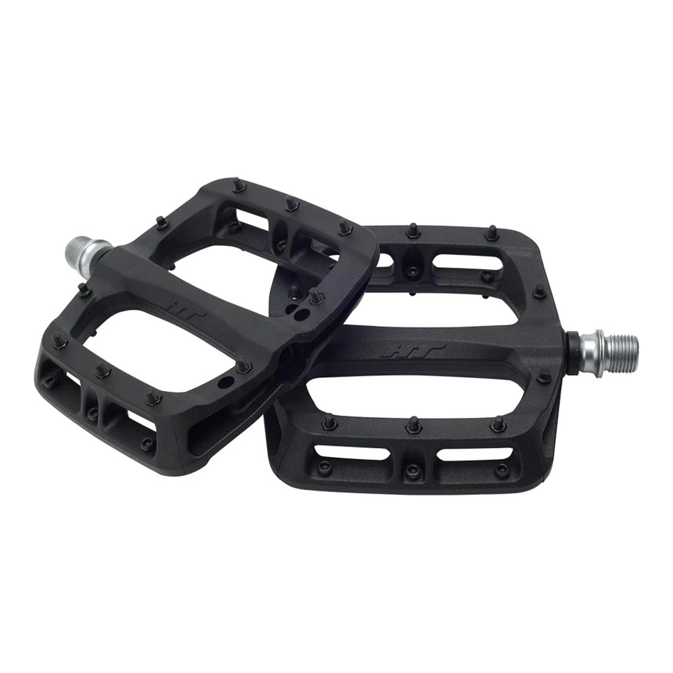 Pair Of Flat Pedals Pa03A Black HTPA03A.N HT-COMPONENTS Flat Bike Pedals - Image 1 of 1