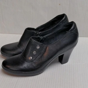 Clarks Artisan Vermont Terrace schwarze Leder Stiefeletten Booties Größe 8,5M - Bild 1 von 9