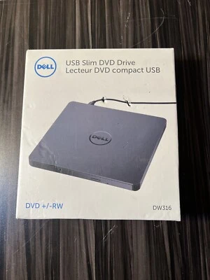 Unidad óptica Dell DW316 USB delgada DVD R/W Foto 1 de 2