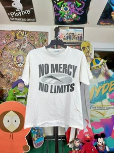 Vintage Rebook No Mercy Shirt Mängel fleckig Gr. L (22x28) - Bild 1 von 8
