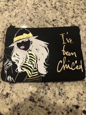 Estuche cosmético izak zenou nuevo con etiquetas I’ve Been Chic’ed con cremallera Foto 1 de 3
