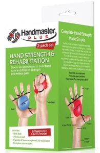 NEW Doczac Handmaster Plus 2-Pack Physical Therapy Hand Strengthening Exerciser - Picture 1 of 2