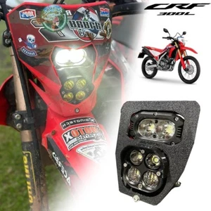 LED HI-POWER HEADLIGHT LIGHT FOG LAMP TRIM FIT HONDA CRF300L CRF 300L 2021-2025 - Picture 1 of 9