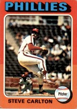 1975 Topps #185 Steve Carlton Philadelphia Phillies VG