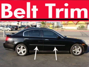 ForInfiniti G35 CHROME SIDE BELT TRIM DOOR MOLDING 2003 2004 2005 2006 - Bild 1 von 1