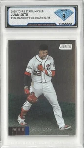 2020 Topps Stadium Club Juan Soto #104 Rainbow Foilboard 20/25 💎 DSG 9 Mint - Bild 1 von 2