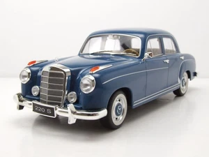 Mercedes 220S Sedán 1956 Azul Coche a Escala 1:18 Kk Escala - Imagen 1 de 9