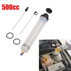 500ML Manual Car Oil Fluid Extractor Transfer Syringe Bottle Fuel Liquid Pump