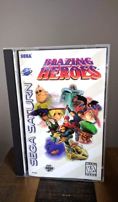 COMPLETE ✹ Blazing Heroes / Mystaria ✹ Sega Saturn Game W/Registration Card ✹USA - Image 1 of 4