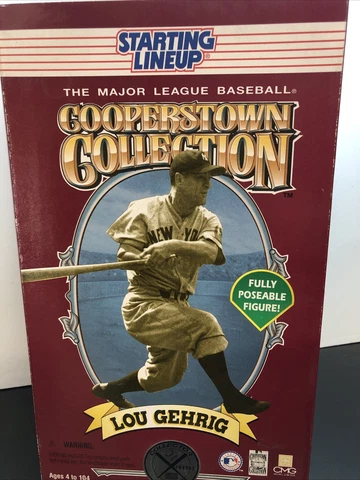 Starting Lineup 1996 Lou Gehrig  Cooperstown Collection 12" Fully Posable C2 Cover