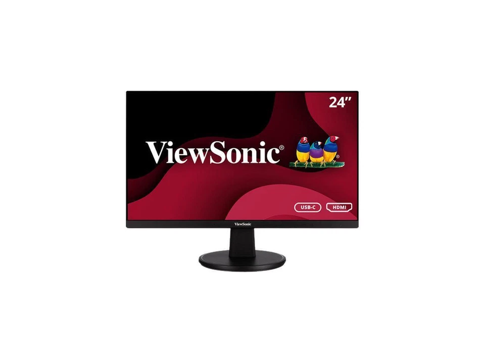ViewSonic VA2447-MHU 24" 75Hz Monitor - Black - Image 1 of 1