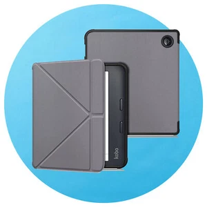 📚 3-in-1 Slim Origami Hülle für Kobo Waage Farbe - Stehen, Schlafen, Schützen 📚 - Bild 1 von 9