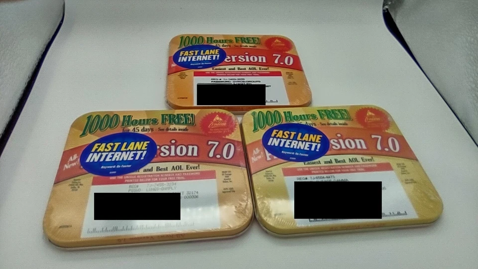 AOL Discs/Disks Floppys & CDs - 60+ varieties, make your own lot! Up to 50% off! - Image 1 of 1