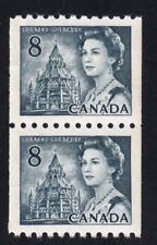 Canada 1971 sc#550 QEII 8¢ Centennial definitive, MNH coil pair
