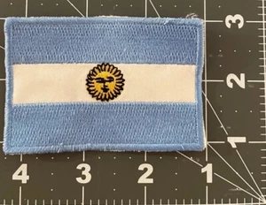 Argentina flag patch - embroidered iron-on - travel NEW - LIONEL MESSI - Picture 1 of 1