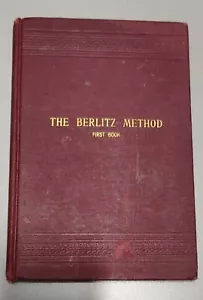Berlitz First Book English Method of Teaching Modern Languages 1913 - Picture 1 of 3