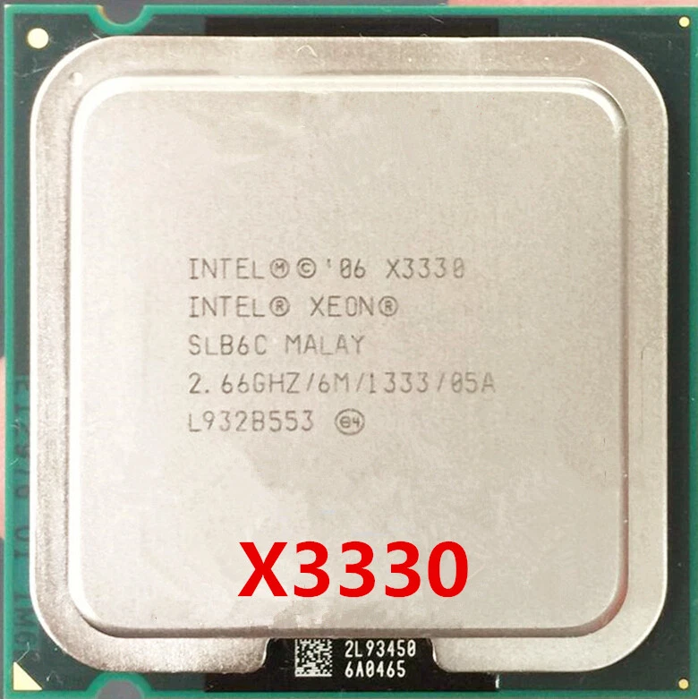 Intel Xeon X3330 CPU Quad Core 2.66Hz 1333MHz 6MB SLB6C LGA775 Processors - Image 1 of 1