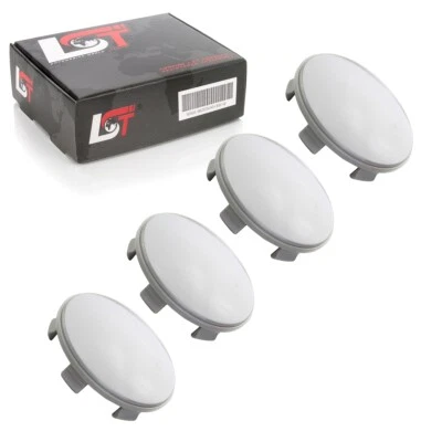 4X Capuchon De Moyeu Couvercle Cache De JANTE Gris Ø 60Mm Pour JAGUAR - Photo 1/4