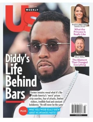 US Weekly Magazine Issue 42 October 14, 2024 / DIDDY'S LIFE BEHIND BARS - Image 1 of 3