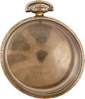 Antique Famous Pocket Watch Case 12 Size 14k White Gold Filled Pinstripe Back