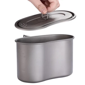 Outdoor camping flatware Military Titanium system Lunch Box 950ml Ultralight - Picture 1 of 8