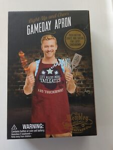 Gameday Apron Light-Up and Cheer football Tailgates and Touchdowns BBQ - NEW