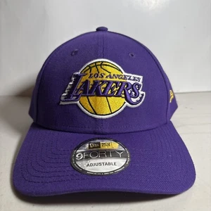 New Era 9Forty Los Angeles Lakers Purple NBA Adjustable Hat - NEW - Picture 1 of 7