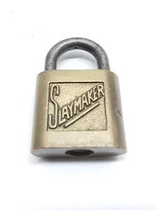 Slaymaker brand padlock, rare, unique, vintage, antique, locksmith  - Picture 1 of 4