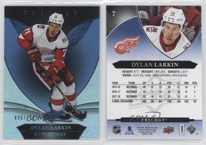 2018-19 Upper Deck Trilogy Blue Foil /799 Dylan Larkin #7