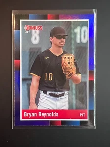 Bryan Reynolds 2022 Donruss Baseball 1988 Retro #243 Holo Purple Pit Pirates - Picture 1 of 2