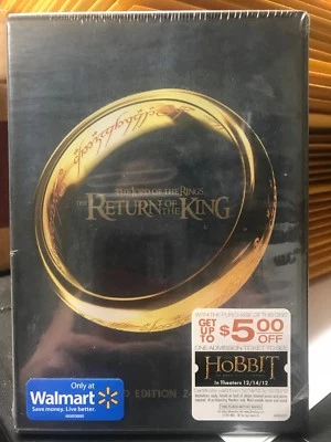 LORD OF RINGS RETURN OF KING New Sealed Extended DVD Set  Foto 1 de 2
