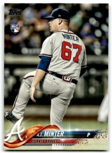 2018 Topps Series 2 A.J. Minter Rookie .  Atlanta Braves #514