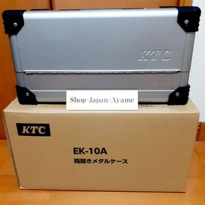 Kyoto Machine Tools (KTC) Double-sided Metal Case, Metallic Silver EK-10A NEW - Picture 1 of 13