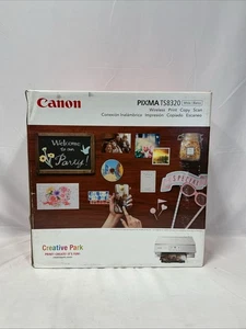 Canon Pixma TS8320 Inkjet All-In-One Printer - White - Picture 1 of 4