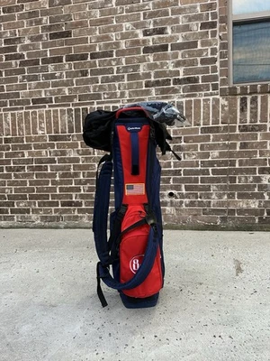 Сумка для переноски/стойки для гольфа TaylorMade 5-позиционные разделители с одинарными и двойными ремнями. - Изображение 1 из 4