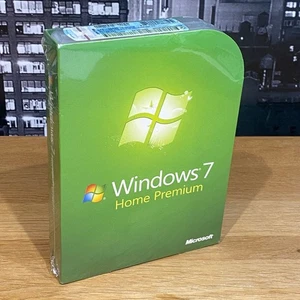Microsoft Windows 7 Home Premium DVD 32 64 Bit Product License Key Sealed - Picture 1 of 20