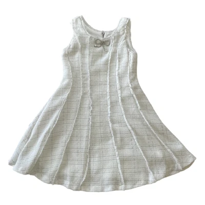 GB girls white winter dress size 12 - Image 1 of 2